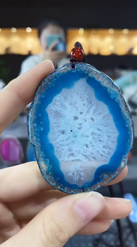 未镶嵌颈饰玛瑙/玉髓兴***游玛瑙