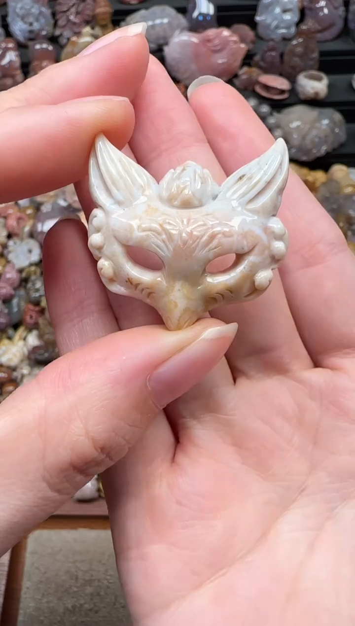 颈饰未镶嵌硅化珊瑚（珊瑚玉）744