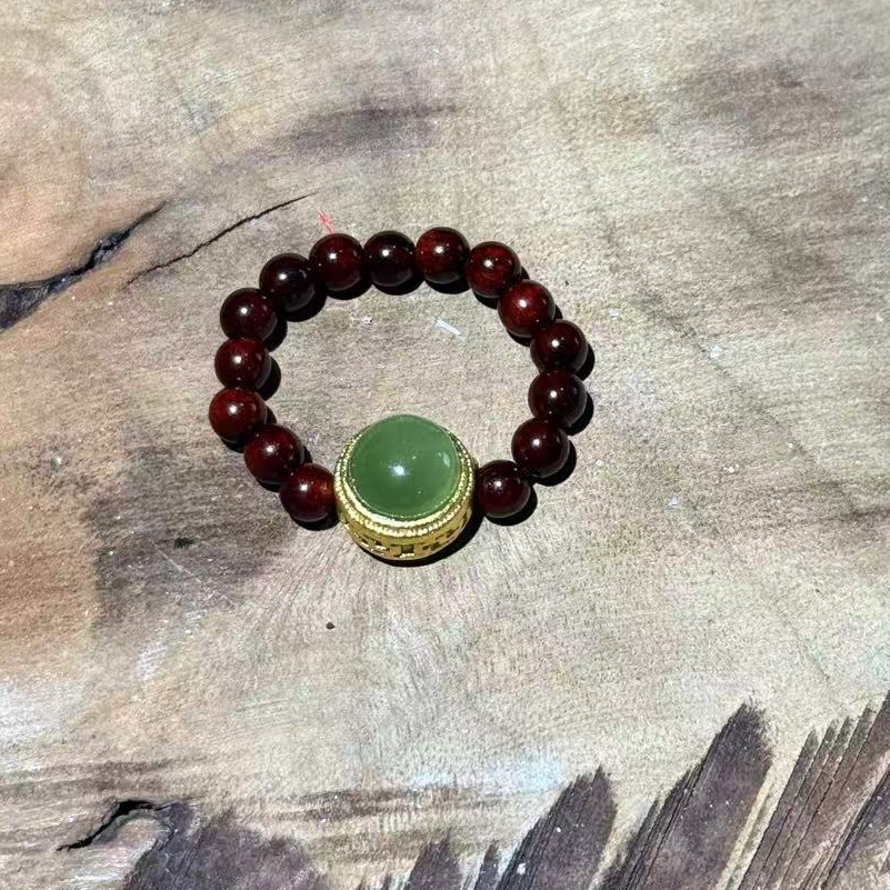 K360小叶紫檀戒子+证书（无礼盒）