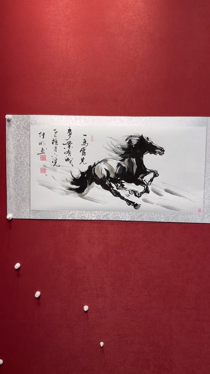 国画老师现场创作 11