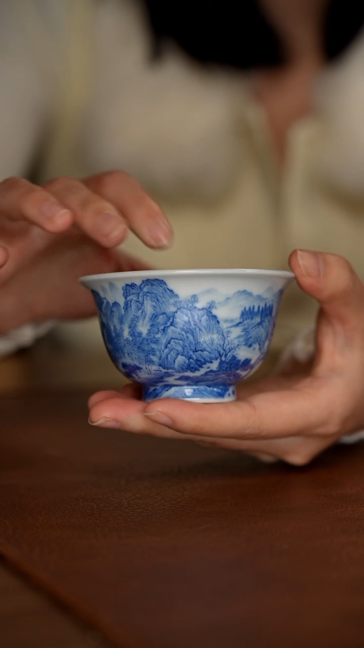 【闪购商品】瓷片景德镇斌芬陶瓷/秋山草堂