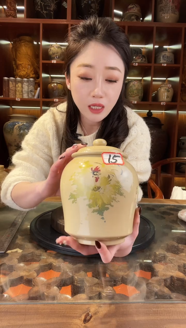 【闪购商品】缸李旭泽作品小茶罐@15