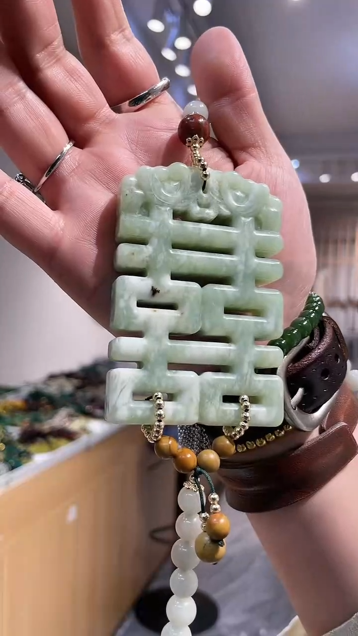 【闪购商品】岫玉颈饰未镶嵌吊坠