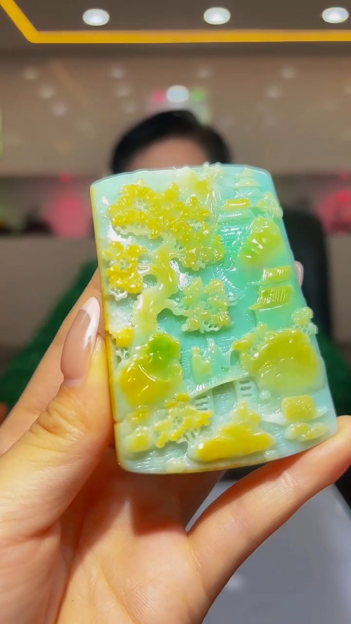 未镶嵌定制翡翠01/1209/Y/山水