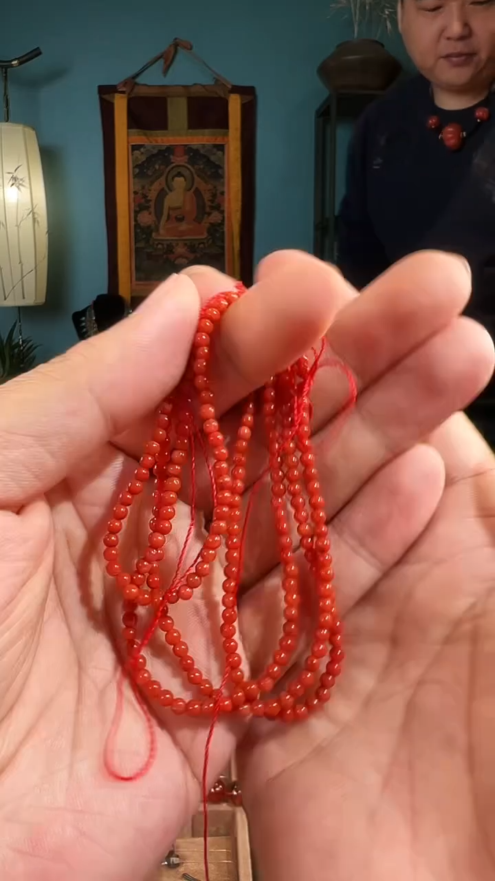 【闪购商品】南红玛瑙颈饰未镶嵌小米珠108