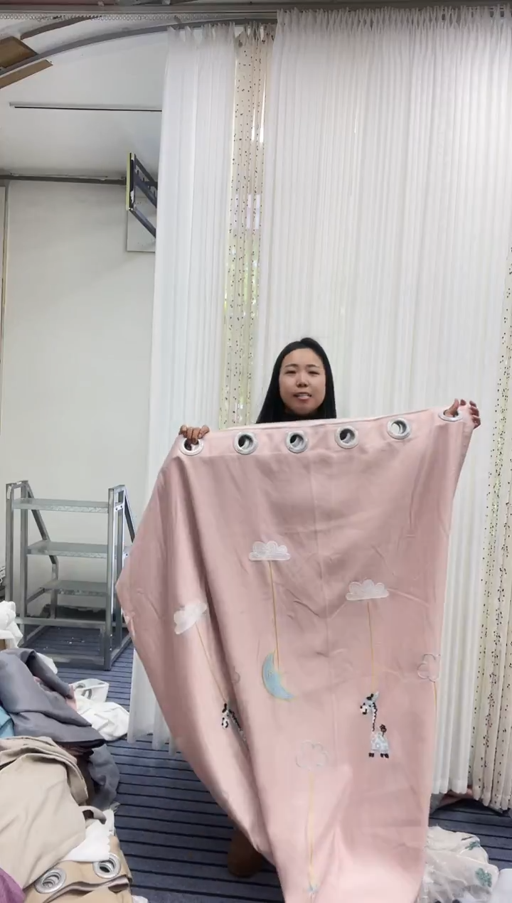 混纺棉麻孤品窗帘单独指定链接82号