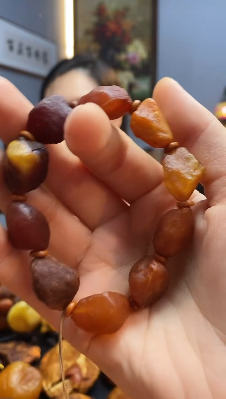 手串琥珀未镶嵌手串