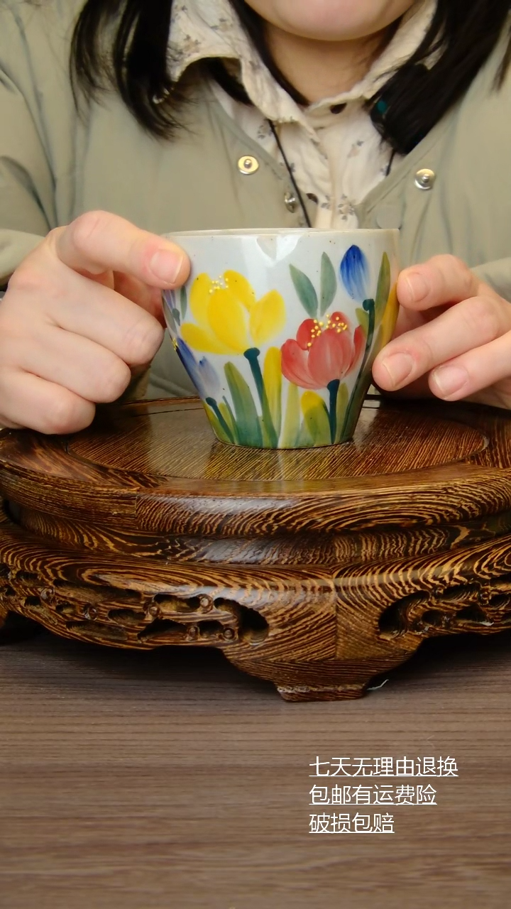 【闪购商品】杯子杯子纯手工手绘景德镇