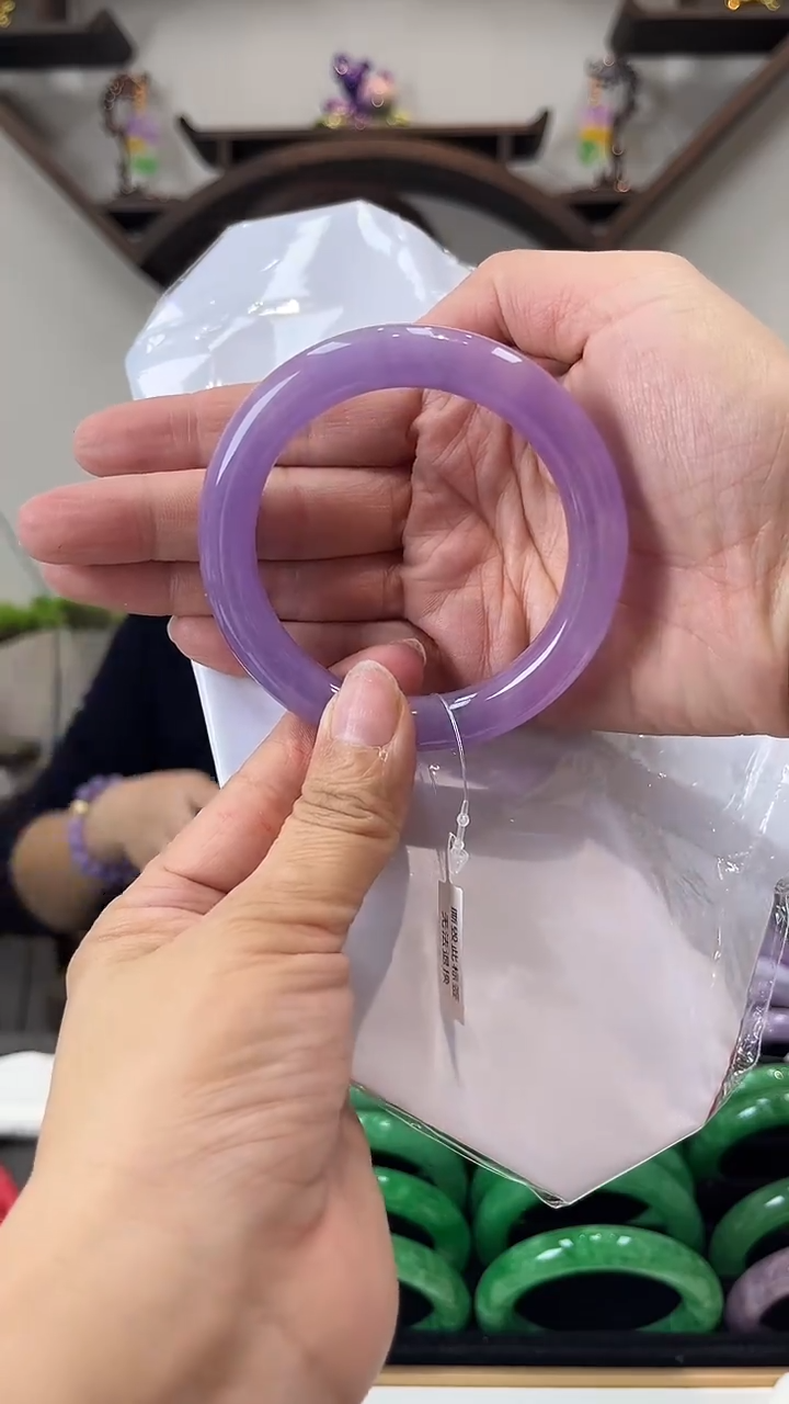 【闪购商品】砖雕闪34 圈口57.5 独货手镯