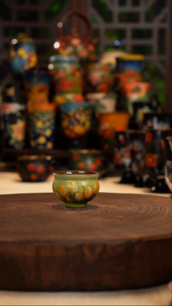 油画   釉下彩   杯子