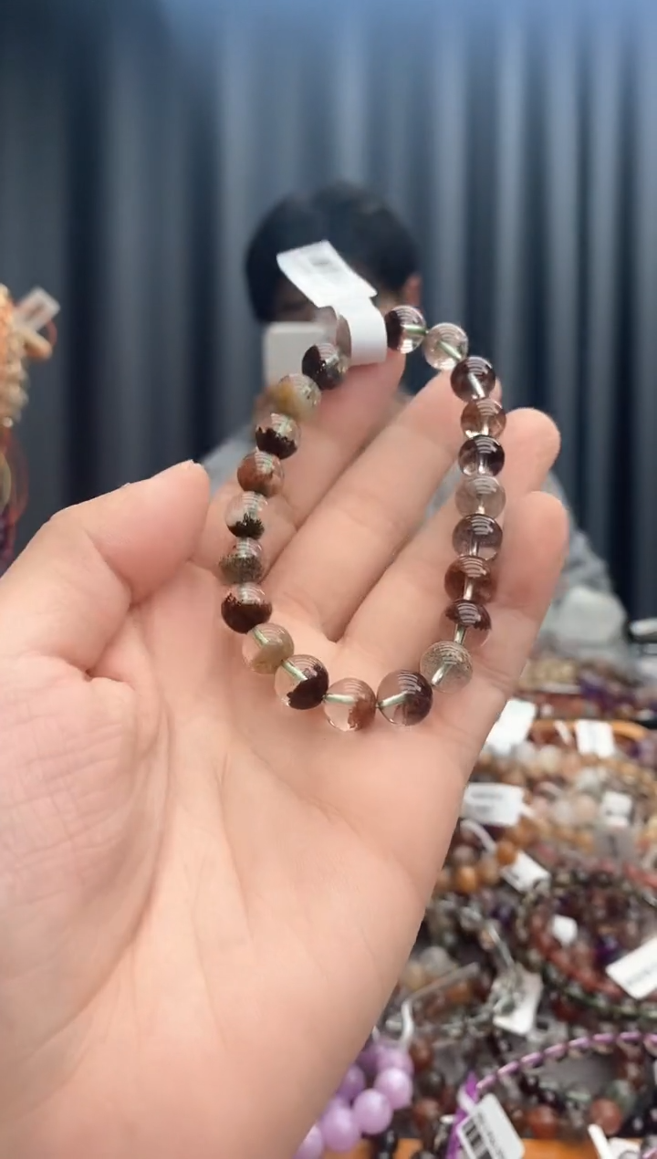 【闪购商品】水晶手链银S925镶嵌四季幽灵