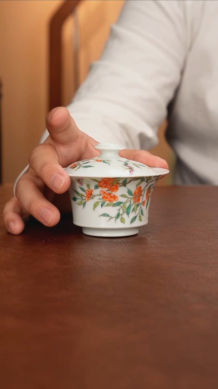 景德镇瓷器，青花瓷手绘茶具~