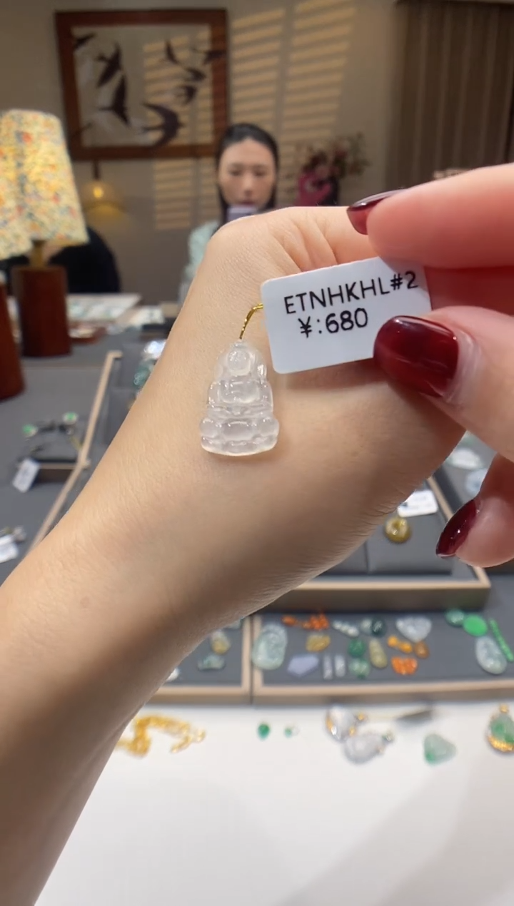 【闪购商品】翡翠颈饰未镶嵌观音