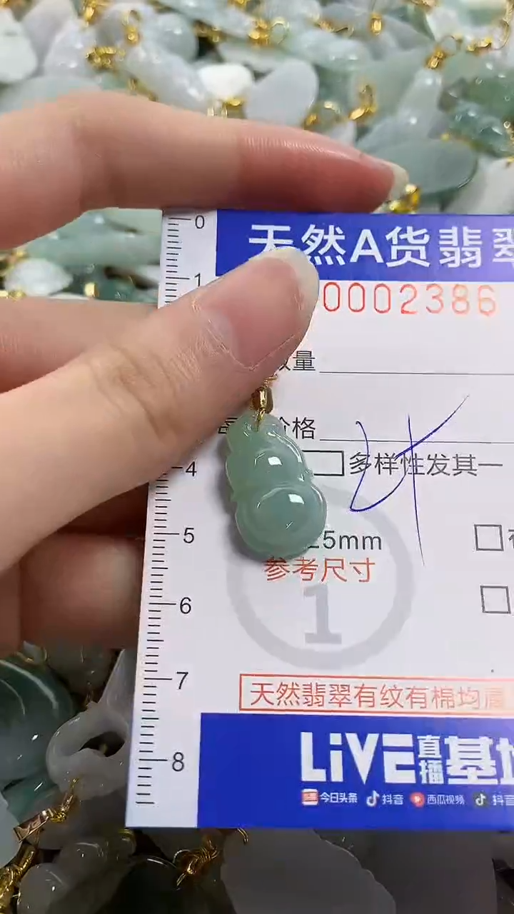 颈饰未镶嵌翡翠纯天然货a翡翠