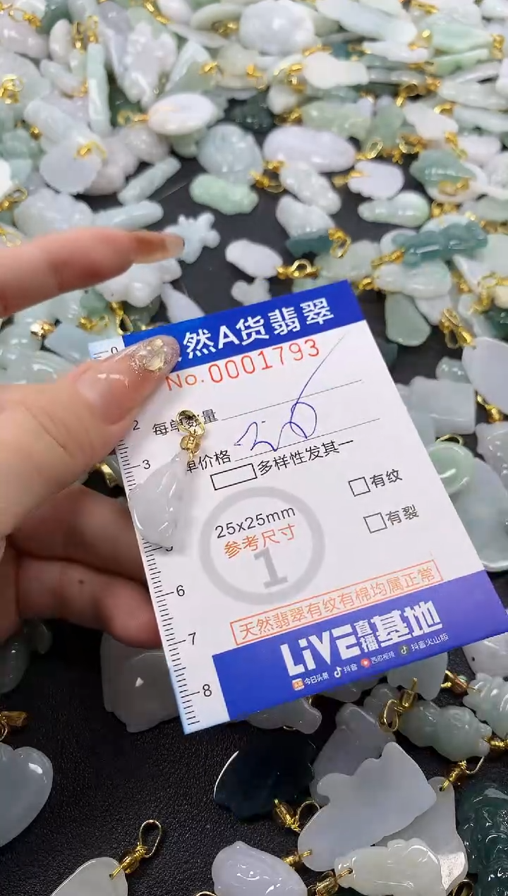 翡翠未镶嵌颈饰天然A货翡翠