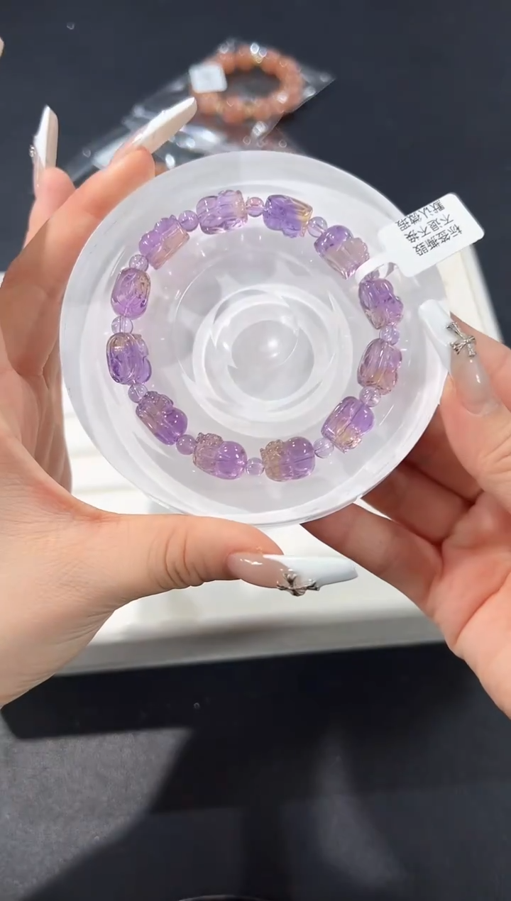 未镶嵌手串水晶39b多样性发其一【1条】默认微瑕