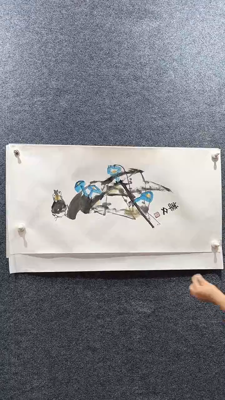 国画孟华文/国画/扇面