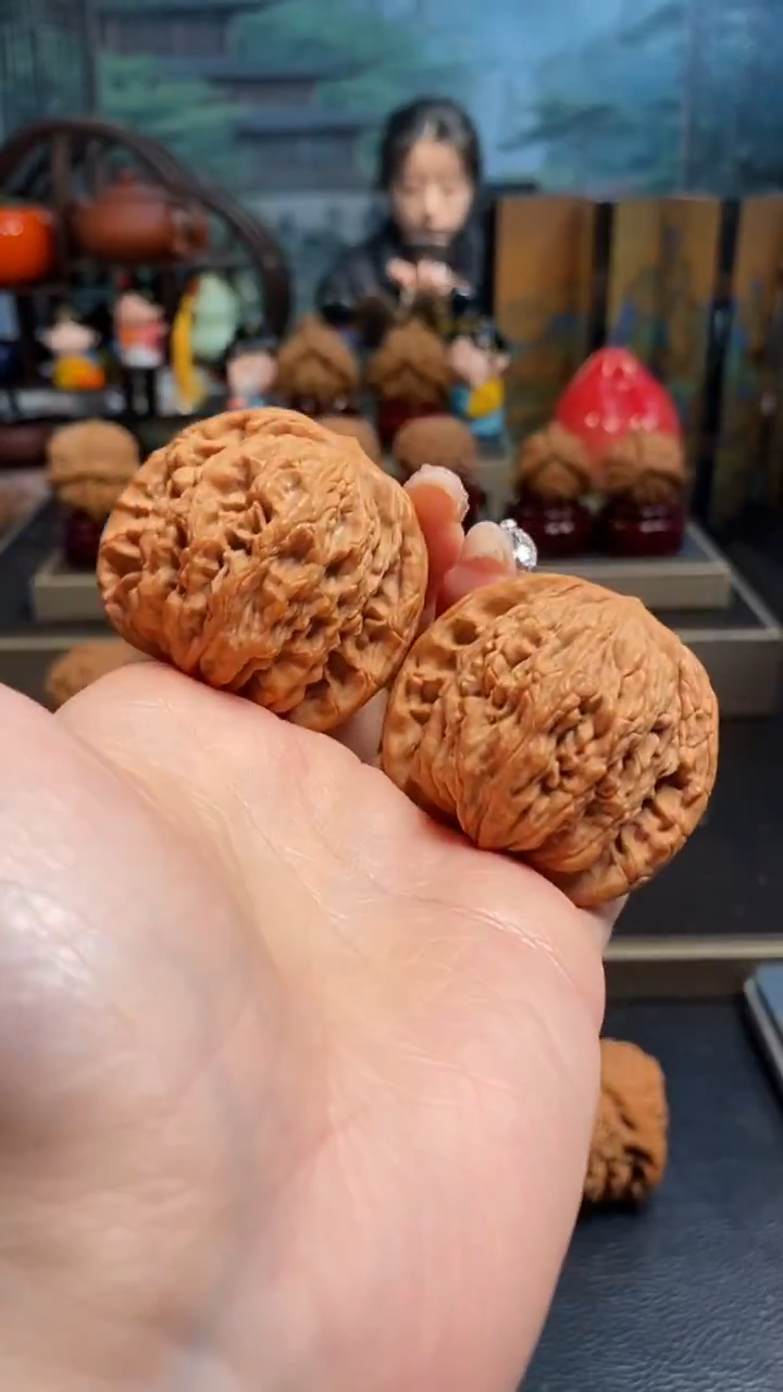 【闪购商品】文玩核桃吊坠K234麦穗虎头44