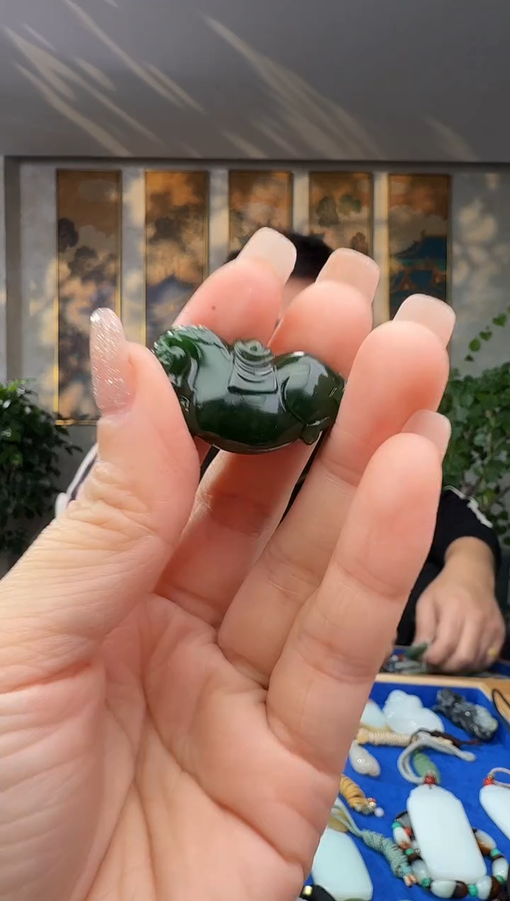 未镶嵌和田玉挂件拍一发一