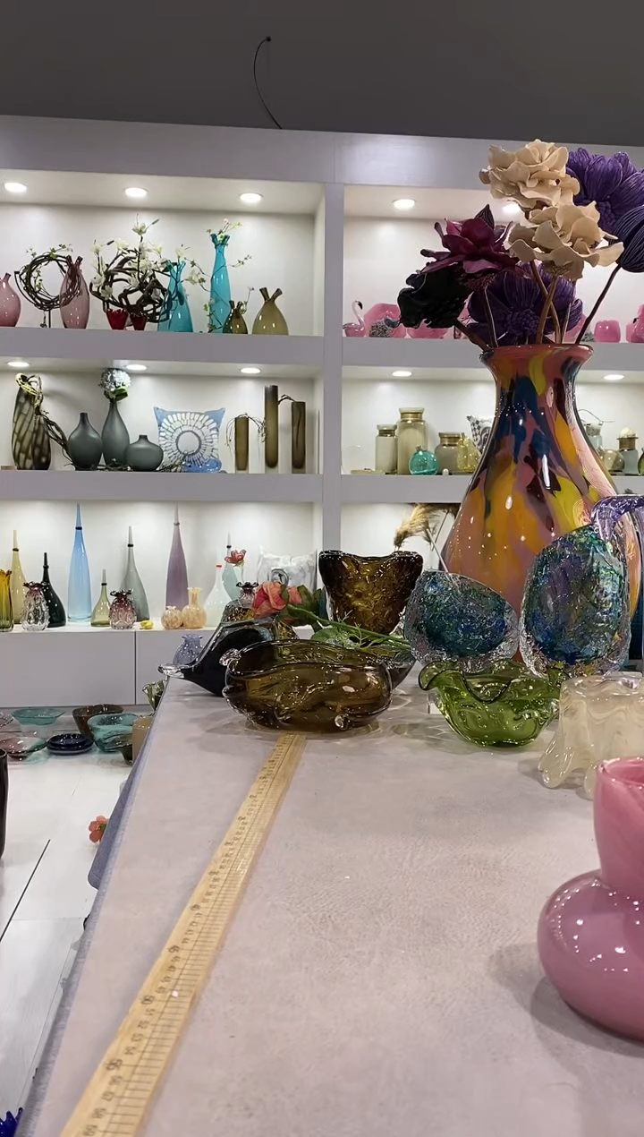 用****1慕忆家手作琉璃花瓶瑕疵