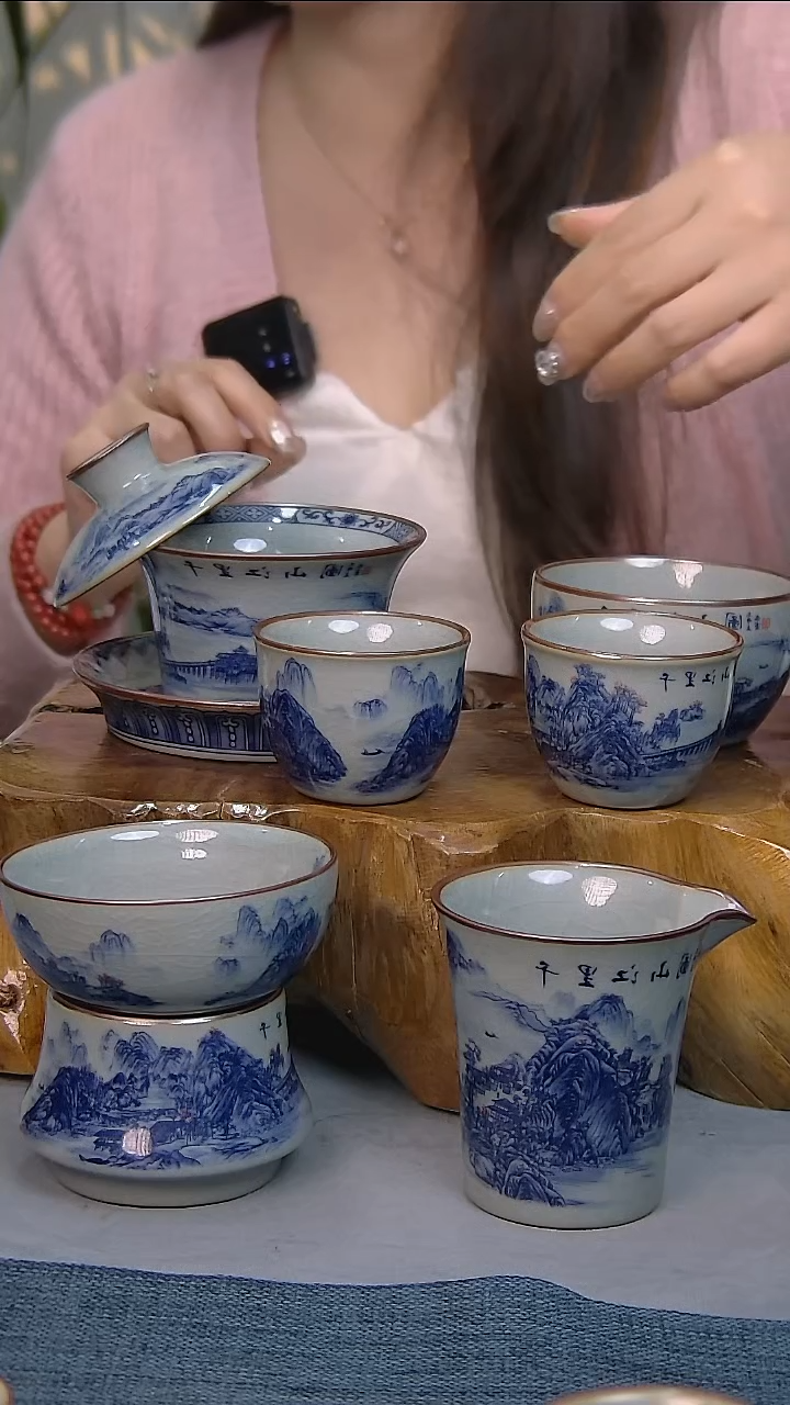 简装家用款6件套 陶瓷家用茶具系列