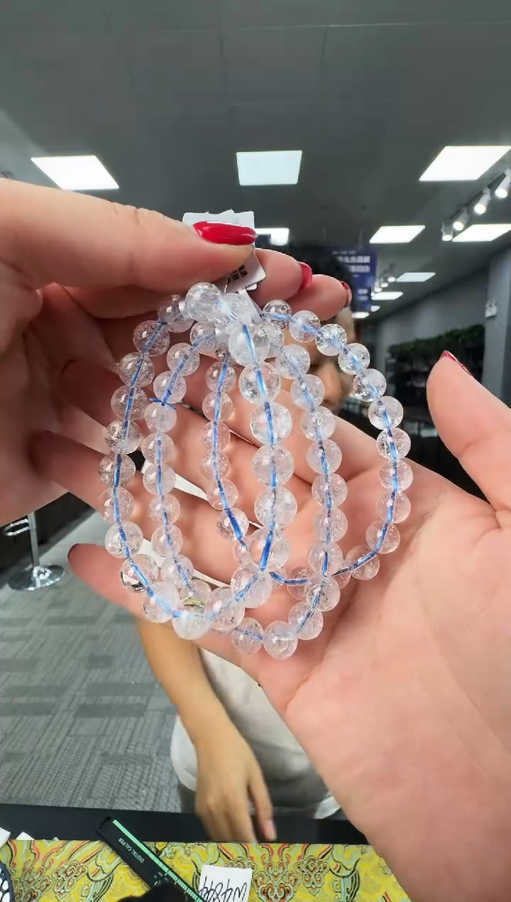 水晶手链未镶嵌6522XL 约9mm多样式发一件