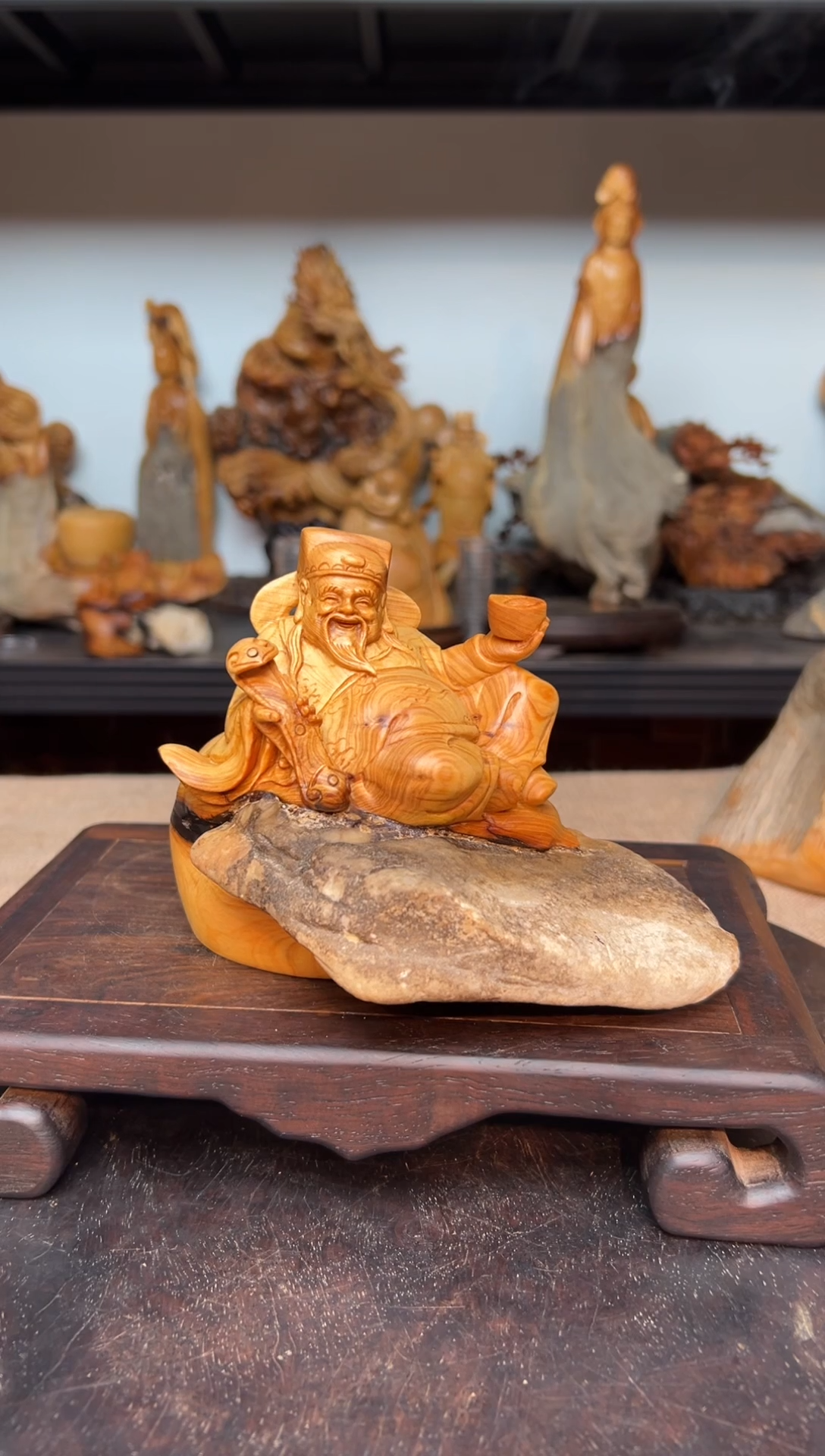 柏木（崖柏）崖柏雕刻件