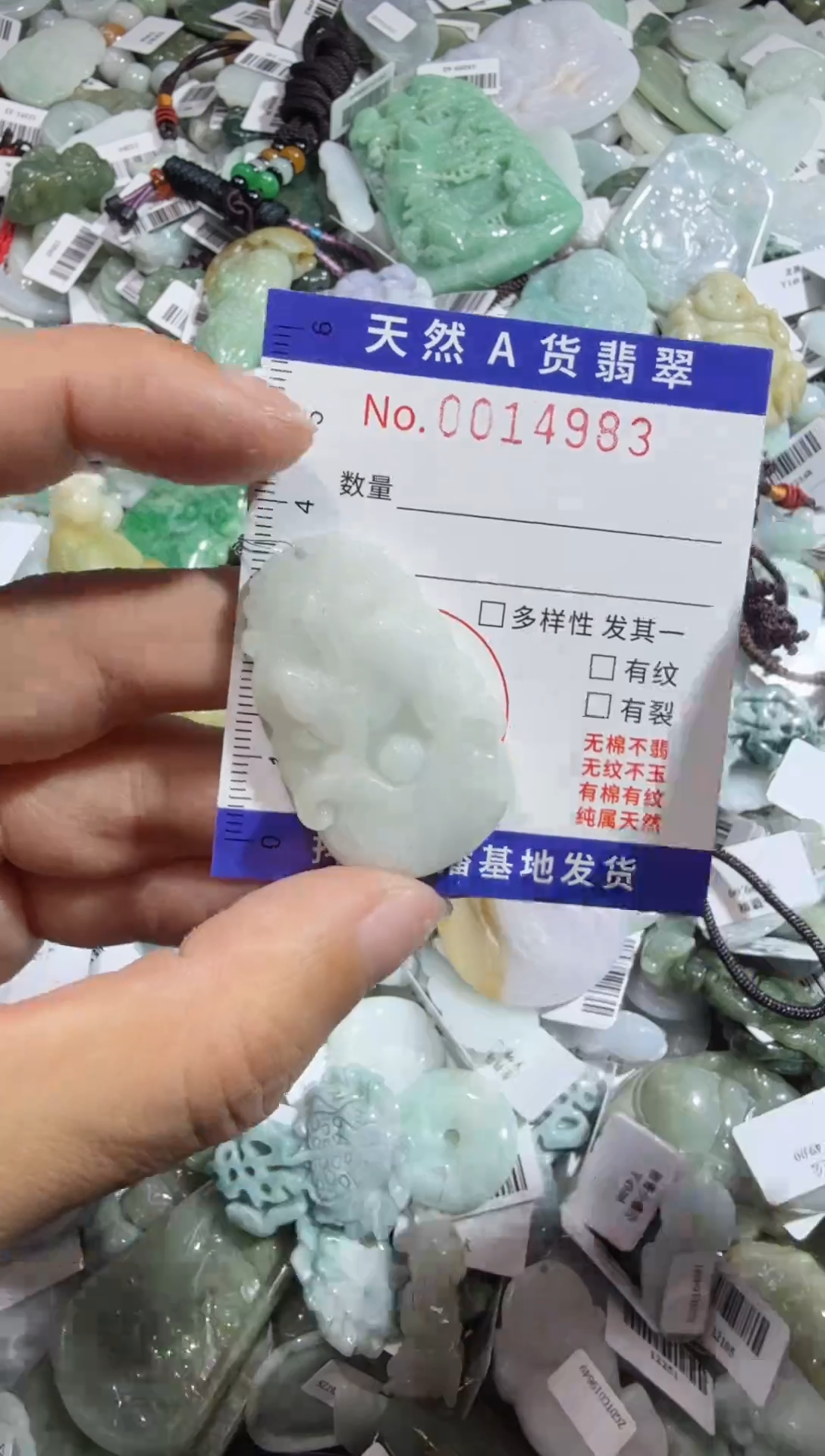 【闪购商品】翡翠颈饰未镶嵌00014983