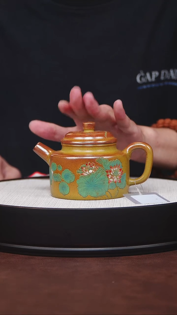 茶杯紫砂  德钟 柴烧 梅付春