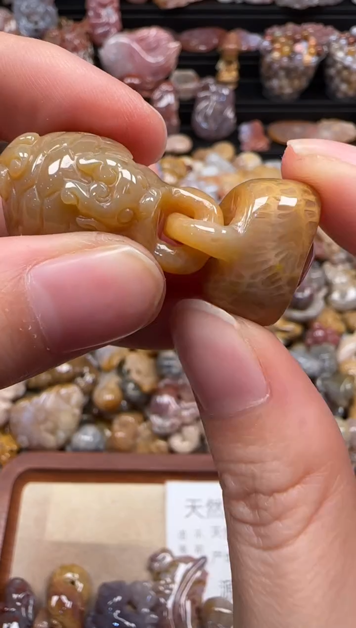 【闪购商品】硅化珊瑚（珊瑚玉）颈饰未镶嵌415