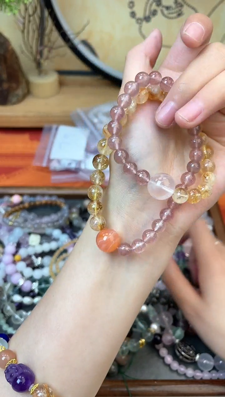 【闪购商品】水晶手链未镶嵌333手串