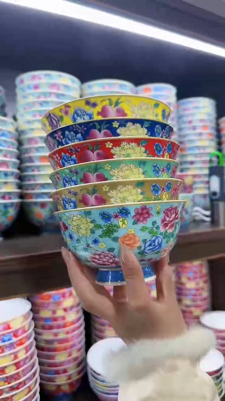 【闪购商品】瓷片5英寸饭碗6个景德镇陶瓷