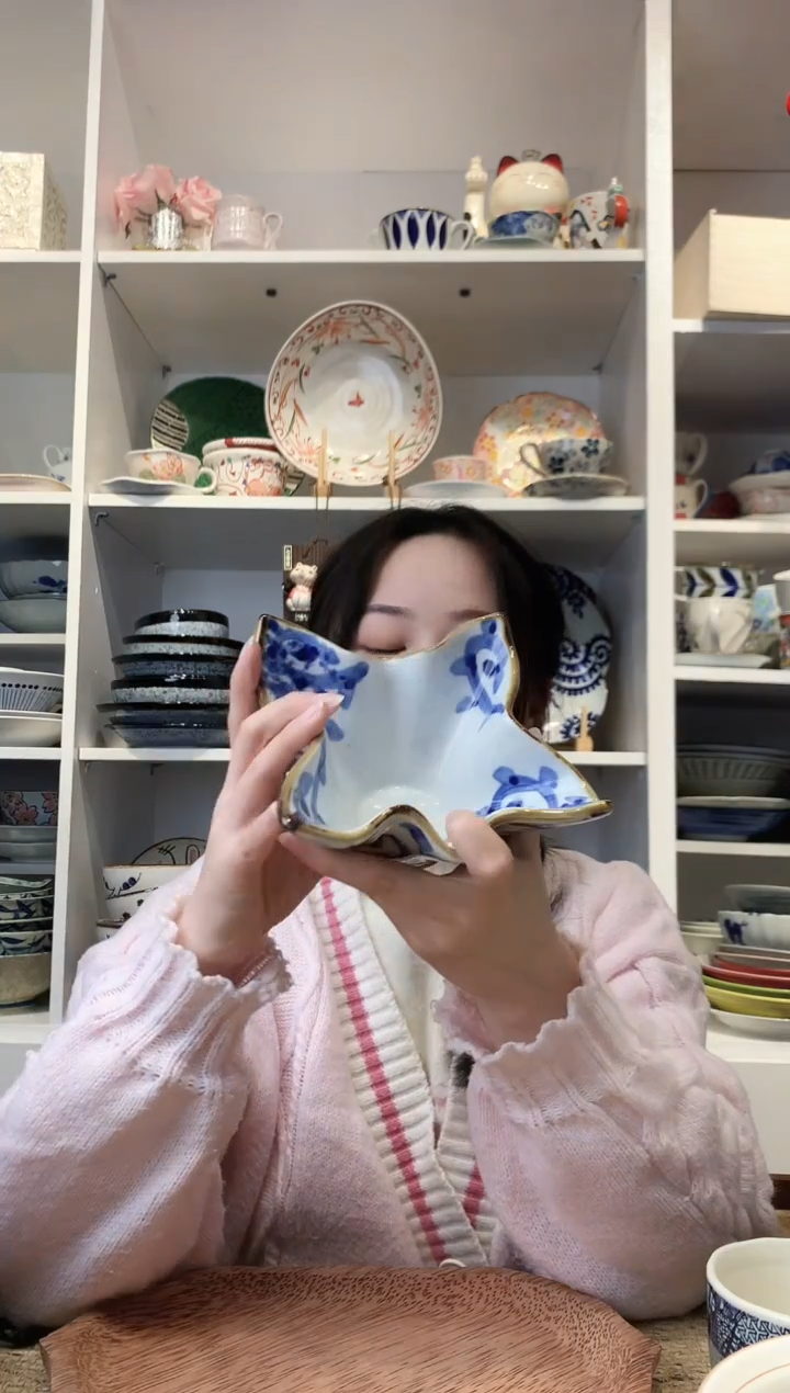 陶瓷【微瑕】寿山异形碗