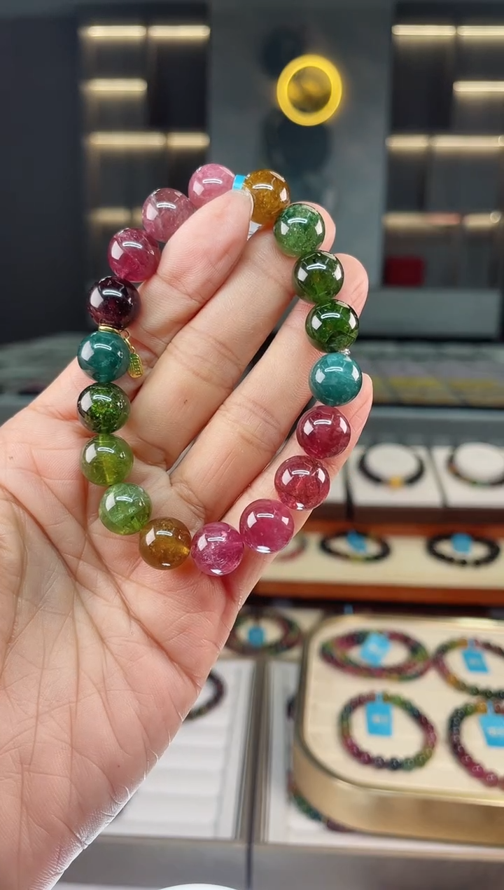 【闪购商品】碧玺单圈手串未镶嵌（多样性发一条）Q