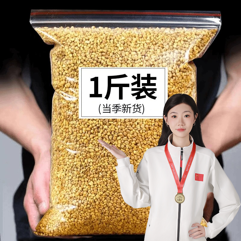 黄苦荞四川大凉山新货苦荞茶浓郁干吃泡水干净颗粒饱满黄苦荞