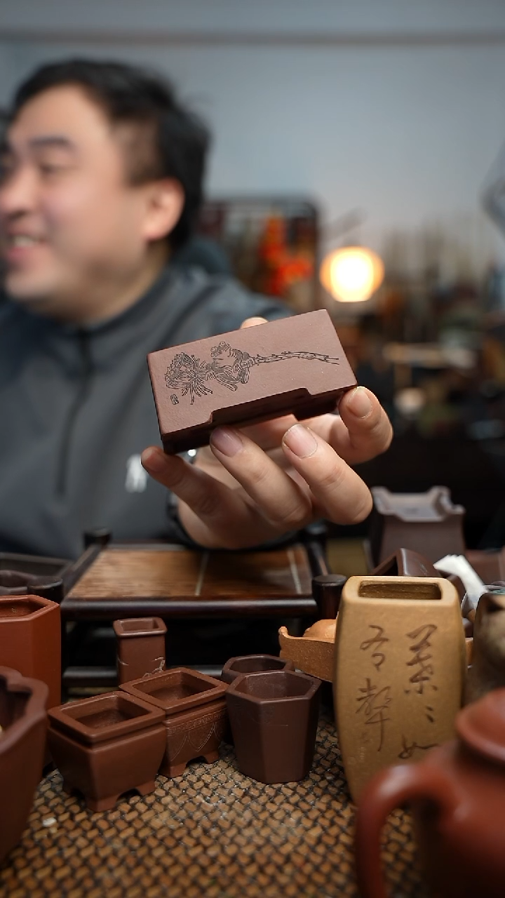 紫砂花盆長木軒精品紫砂