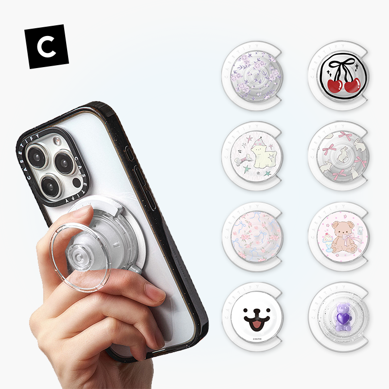 CASETiFY 透明3D气囊支架 MagSafe磁吸支架新