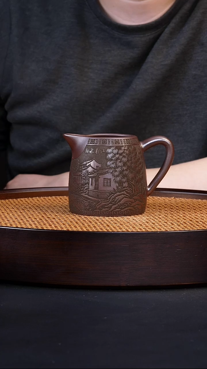 茶杯紫砂宜兴原矿全手工紫砂杯