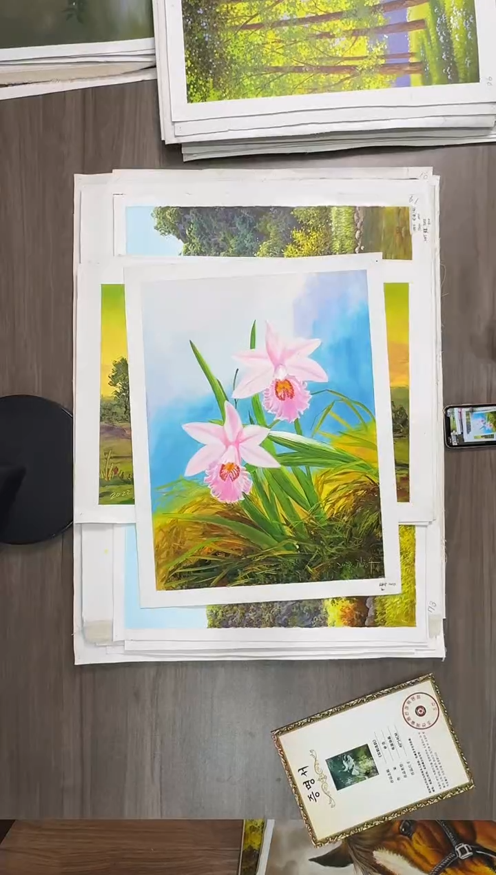 油画【122号】约53*35cm丨朝鲜原创纯手绘孤品油画丨顺丰包邮