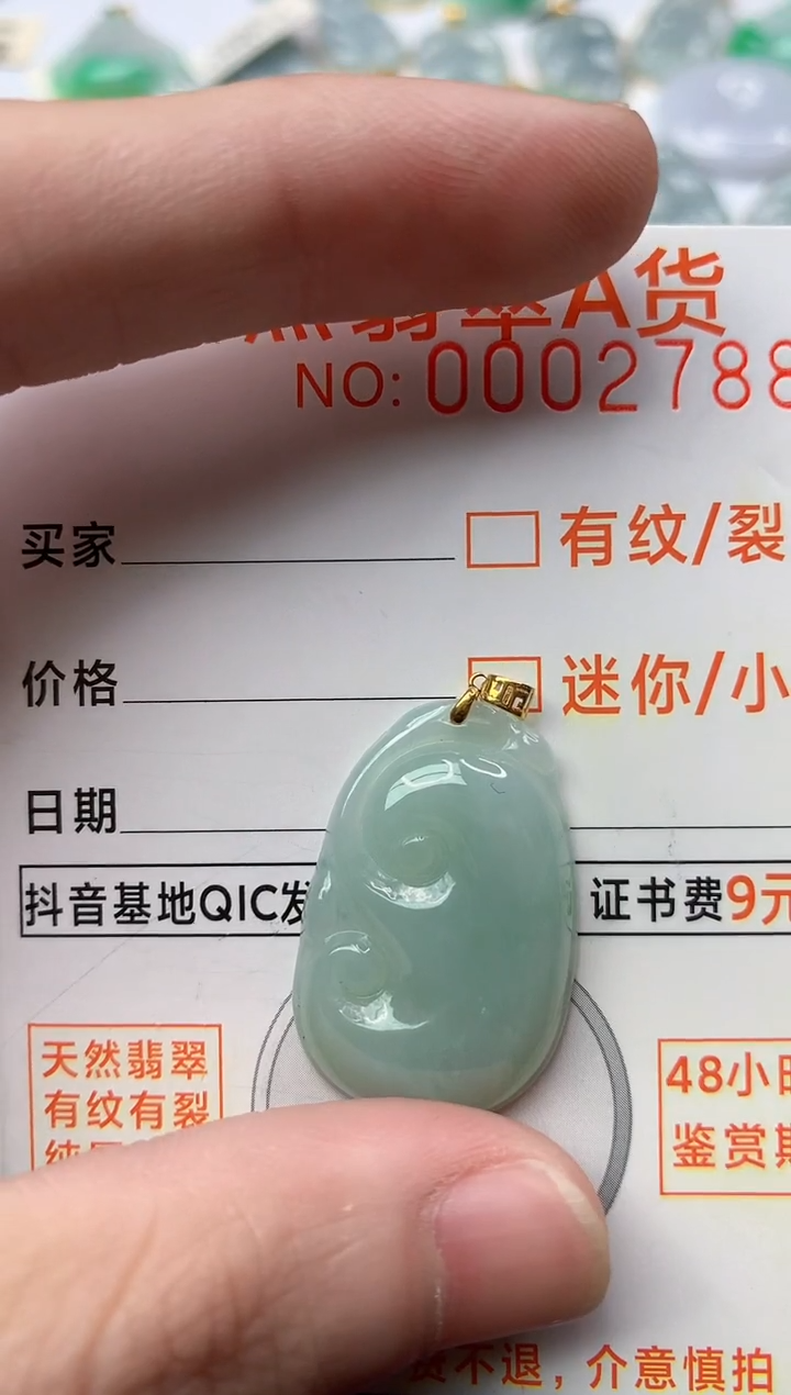 【闪购商品】翡翠颈饰18K金镶嵌2...........