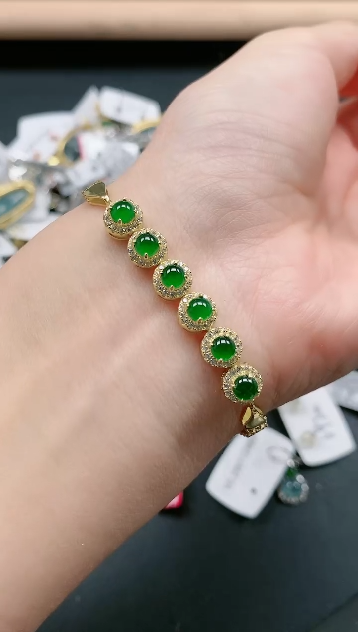 【闪购商品】翡翠戒指银S925镶嵌111111