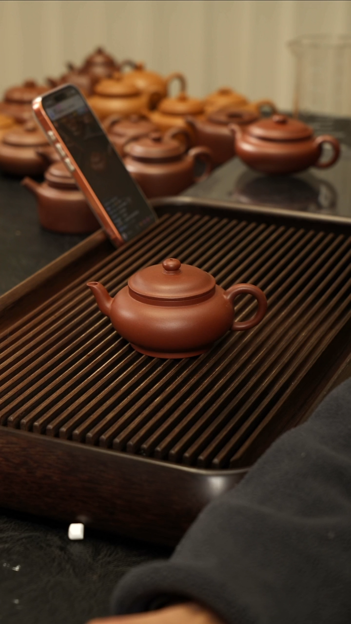 茶壶紫砂盖子松的红皮龙允卿宫灯