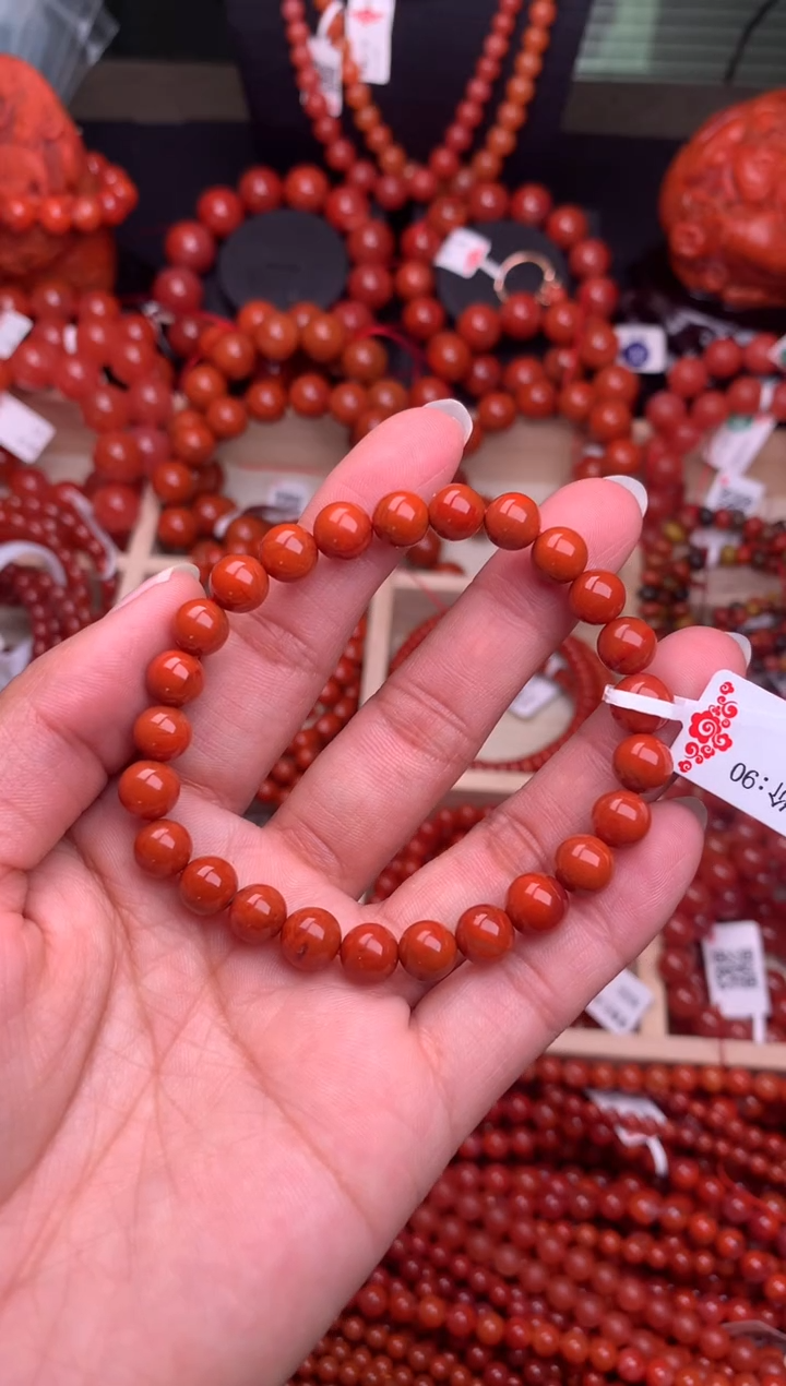 【闪购商品】南红玛瑙珠宝奇石合金8随机多样性/一条