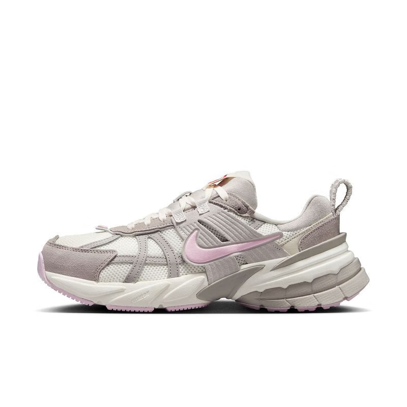 NIKE/耐克V2K 情人节限定百搭防滑耐磨跑步鞋女款白灰粉HV5997161