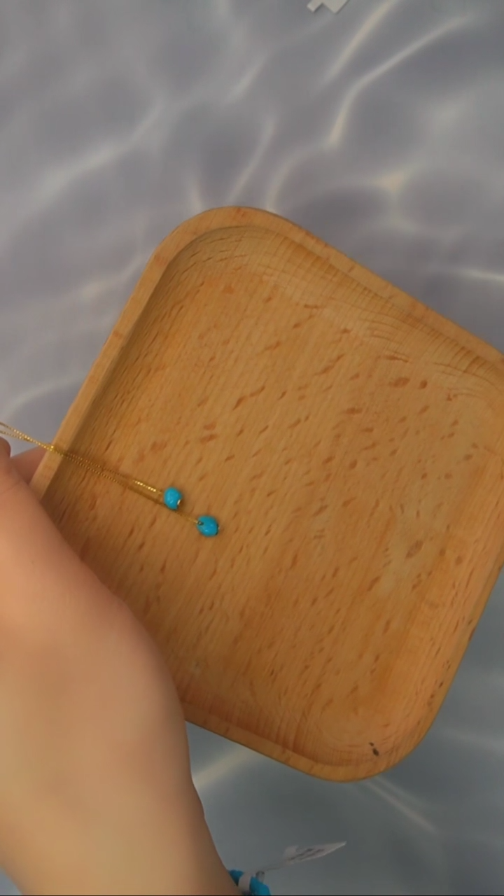 【闪购商品】绿松石耳线银S925镶嵌发货一件