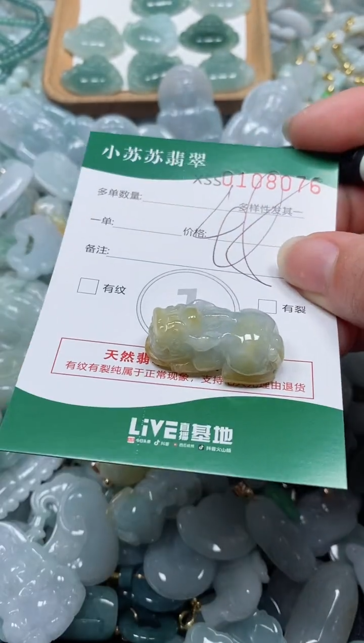 【闪购商品】翡翠颈饰未镶嵌闪购商品0108076
