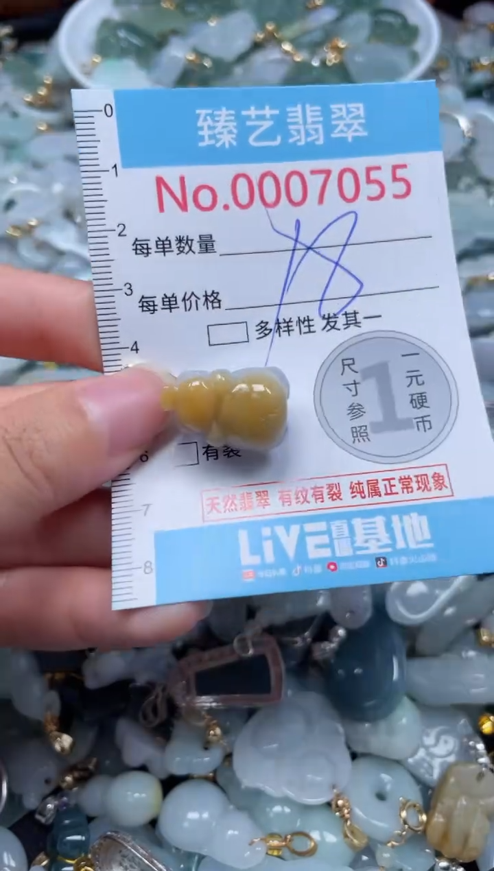 颈饰未镶嵌翡翠7055