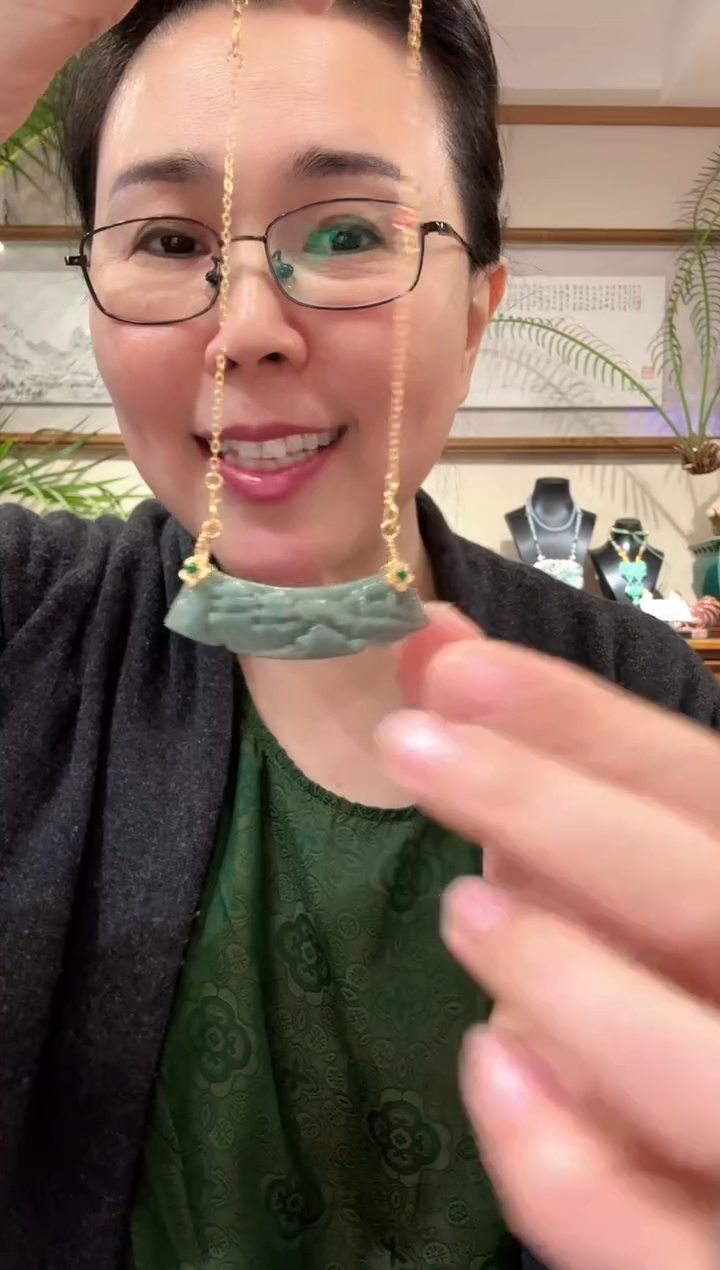 【闪购商品】翡翠颈饰未镶嵌国风