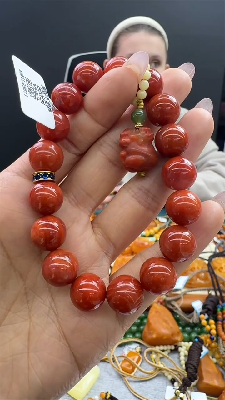 【闪购商品】南红玛瑙手链未镶嵌921秒拍号
