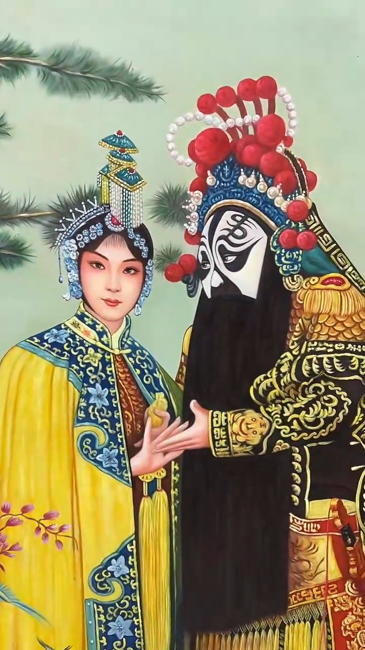 油画用****1刘用华油画戏曲人物160*80
